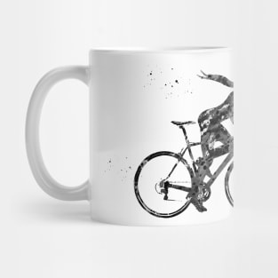 Female cyclist Mug